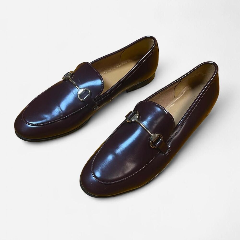H-m Women's Burgundy and Brown Oxfords